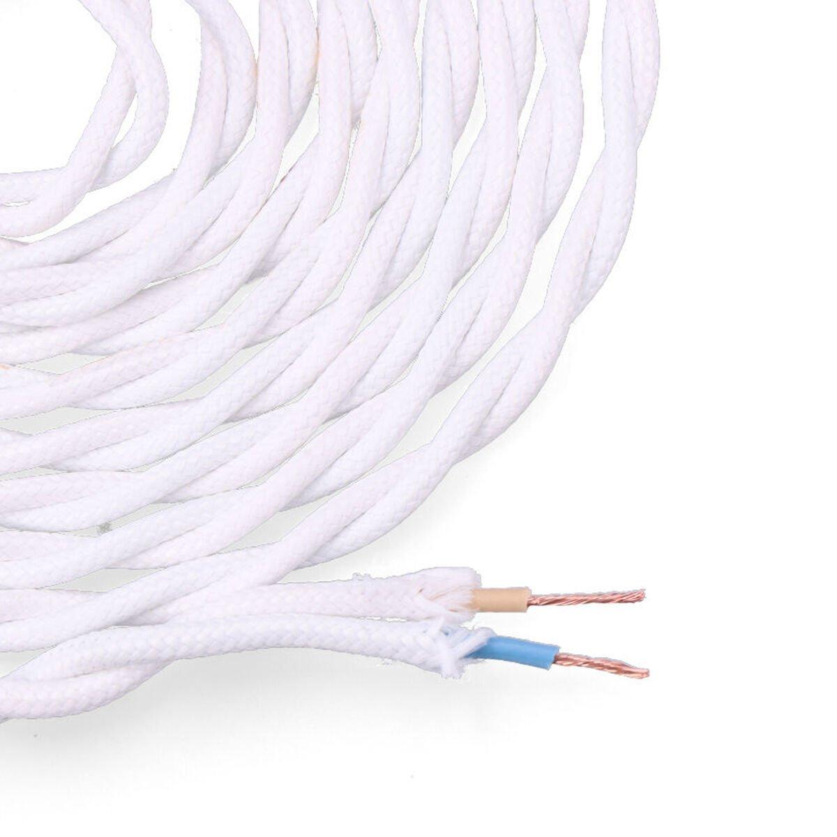 Cable EDM 11884 Blanco 2 x 0,75 mm 5 m