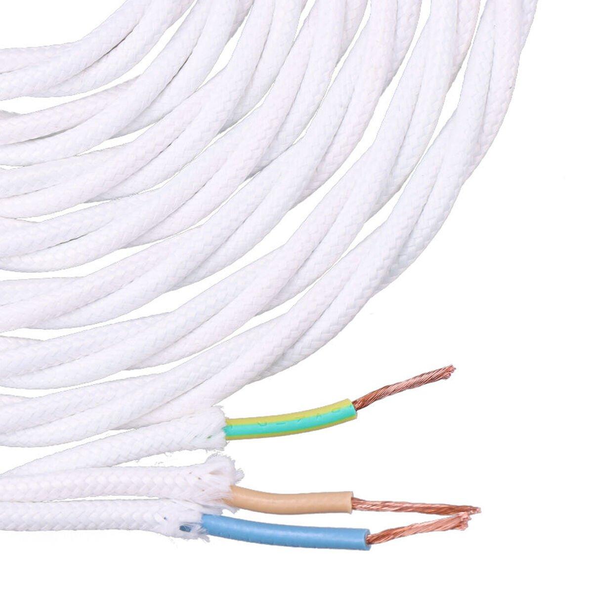 Cable EDM 11888 Blanco 3 x 1 mm 5 m
