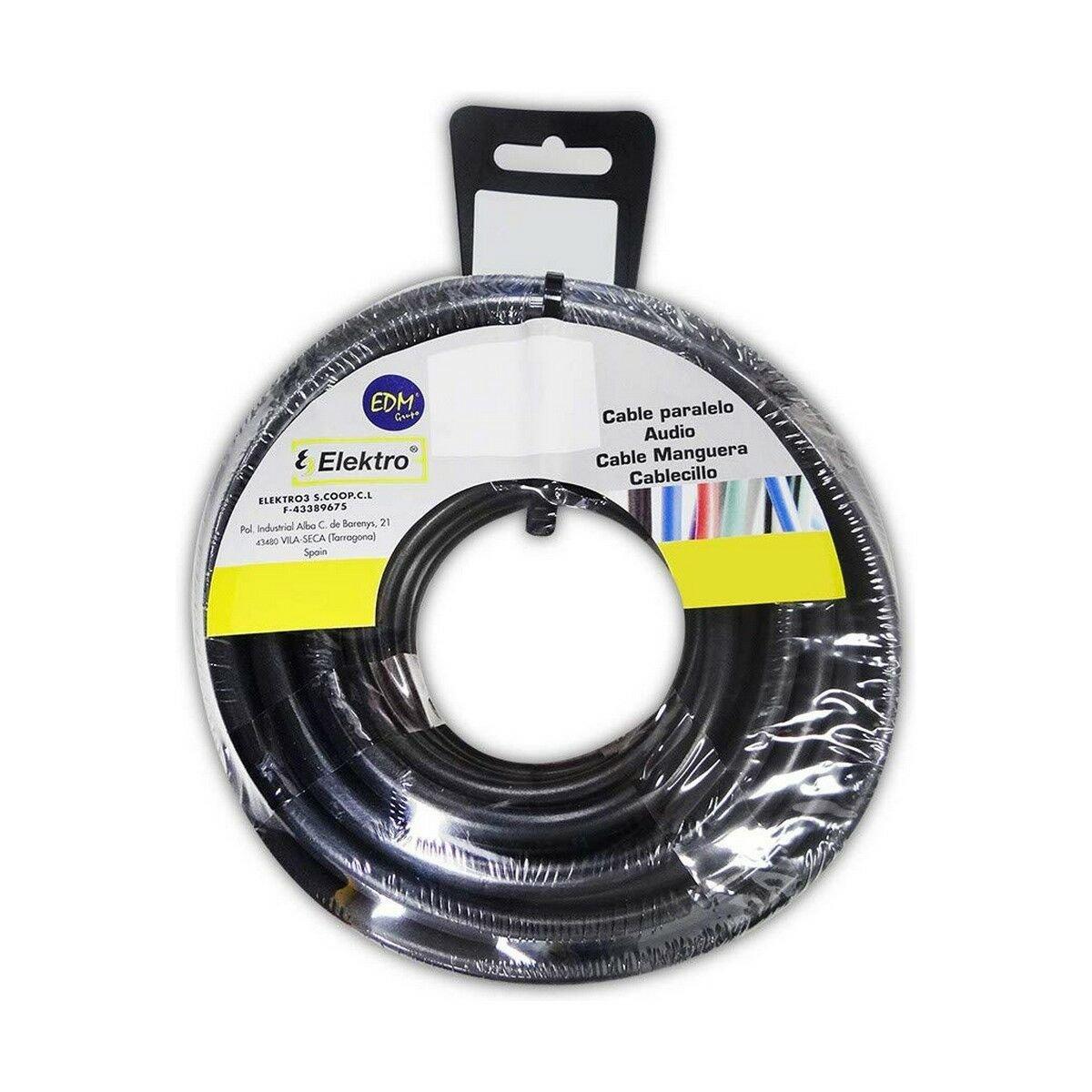 Cable EDM 28406 Negro 1,5 mm 10 m