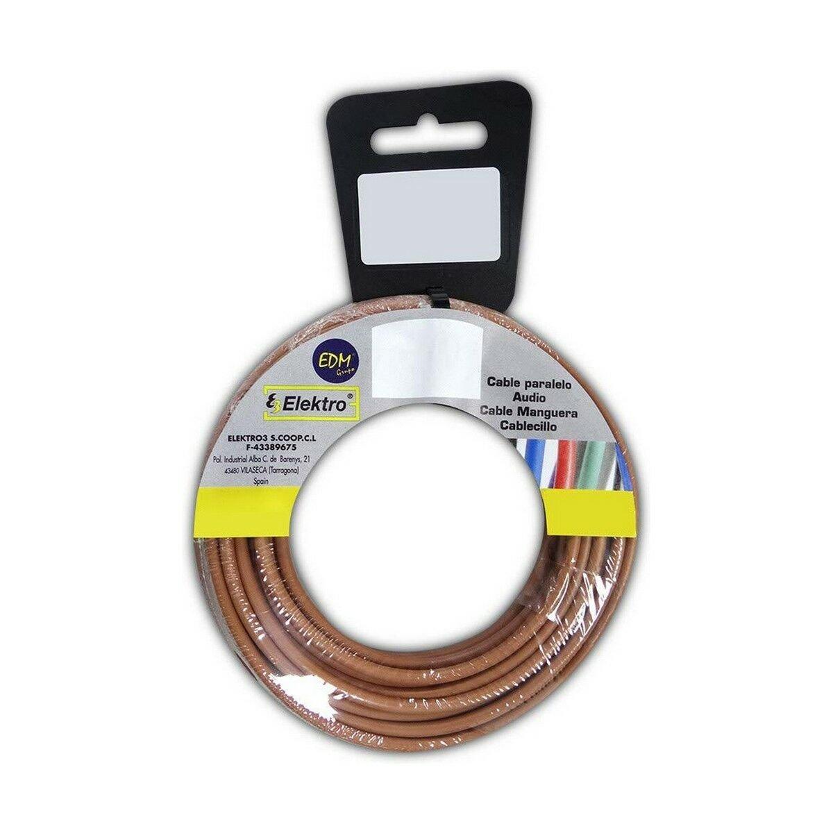 Cable EDM 28417 Marrón 1,5 mm 20 m