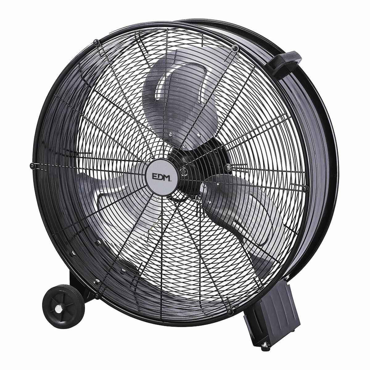 Ventilador de Suelo EDM 33525 Negro 180 W Ø 60 cm Industrial