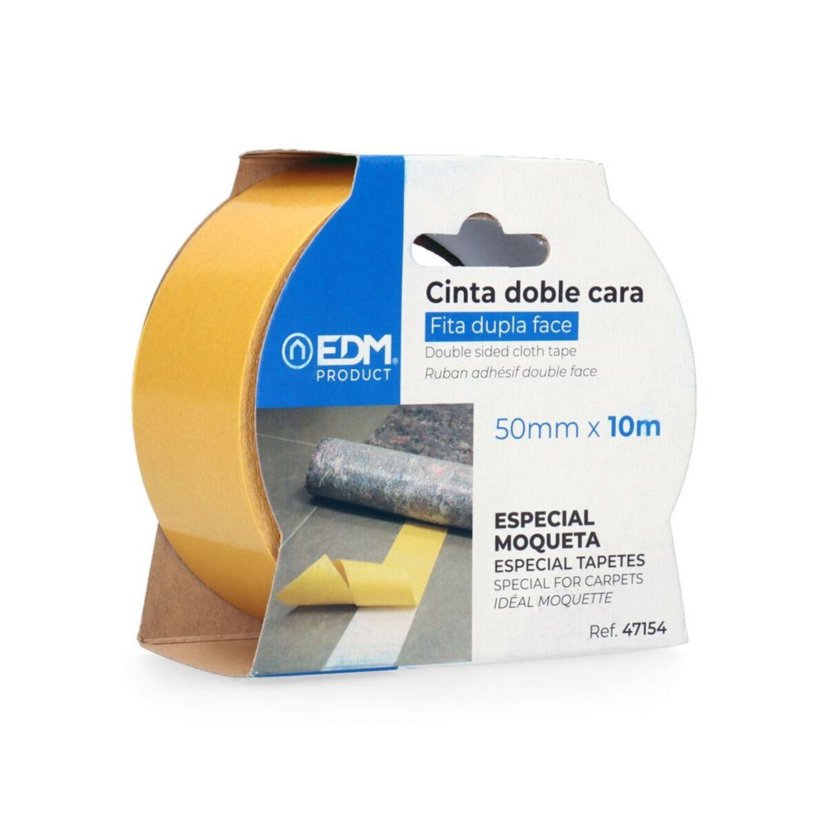 Cinta Adhesiva EDM 47154 10 m x 50 mm 50 mm x 10 m Blanco