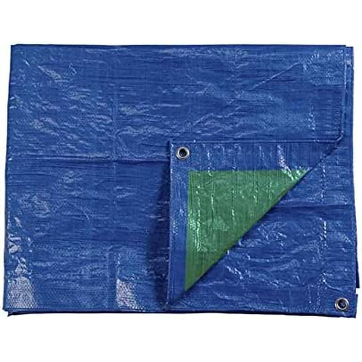 Toldo EDM 74994 Azul Verde azul/verde Polietileno 90 g/m² 5 x 8 cm 5 x 8 m Doble cara