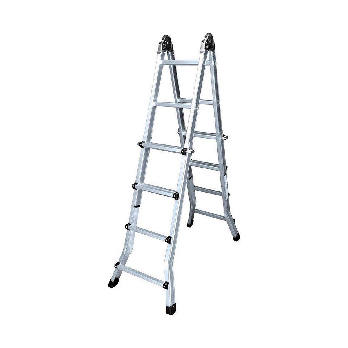Escalera plegable EDM 75094 Aluminio Multicolor