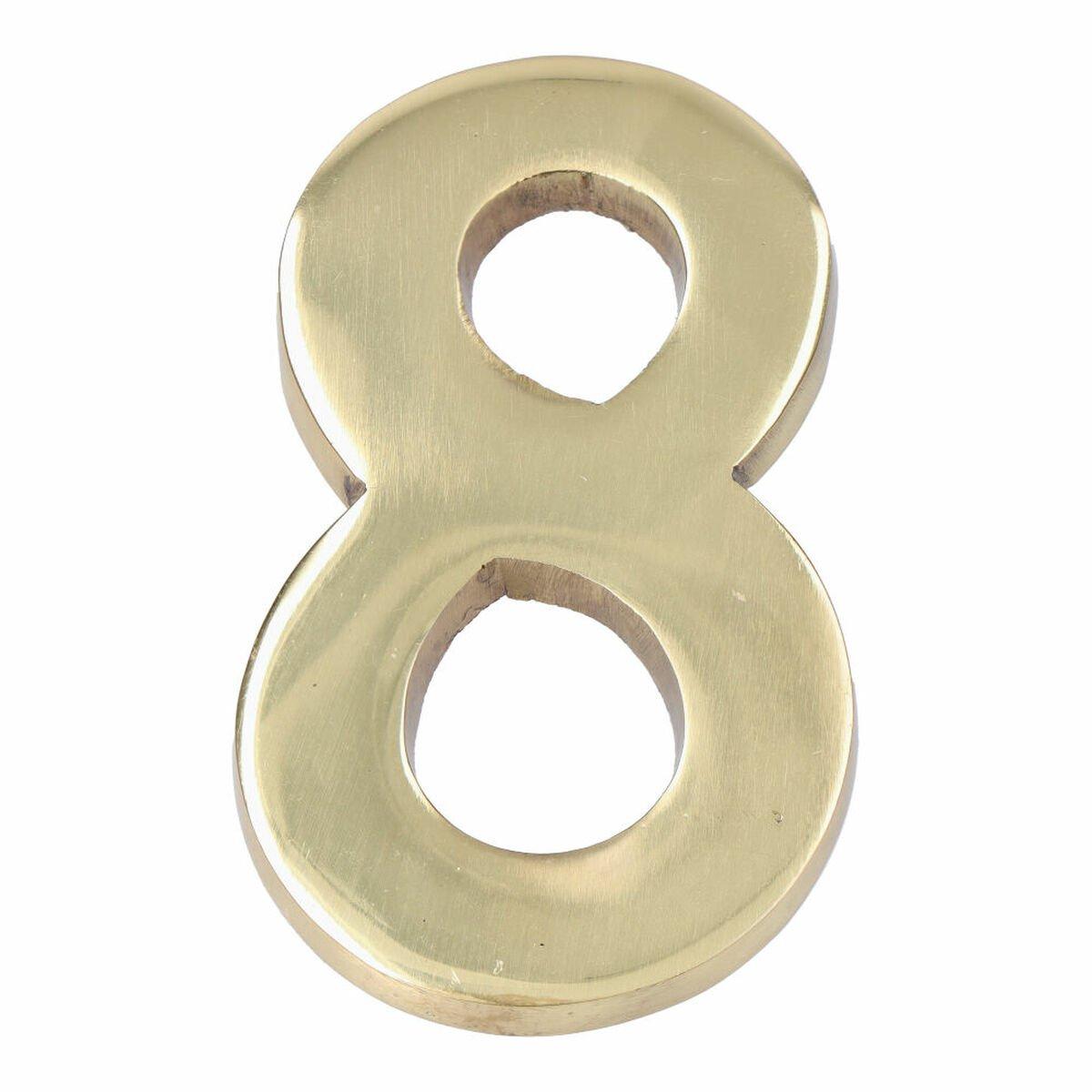 Número EDM 85040 8 Dorado Latón