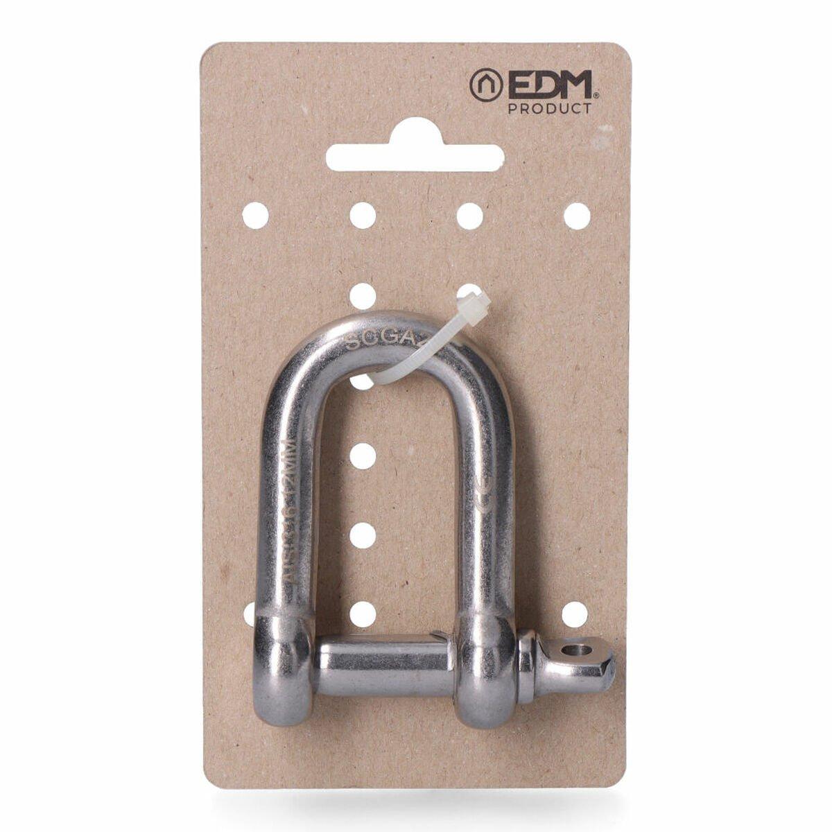 Grillete EDM 85326 aisi316 1/2" Acero Inoxidable 12 mm