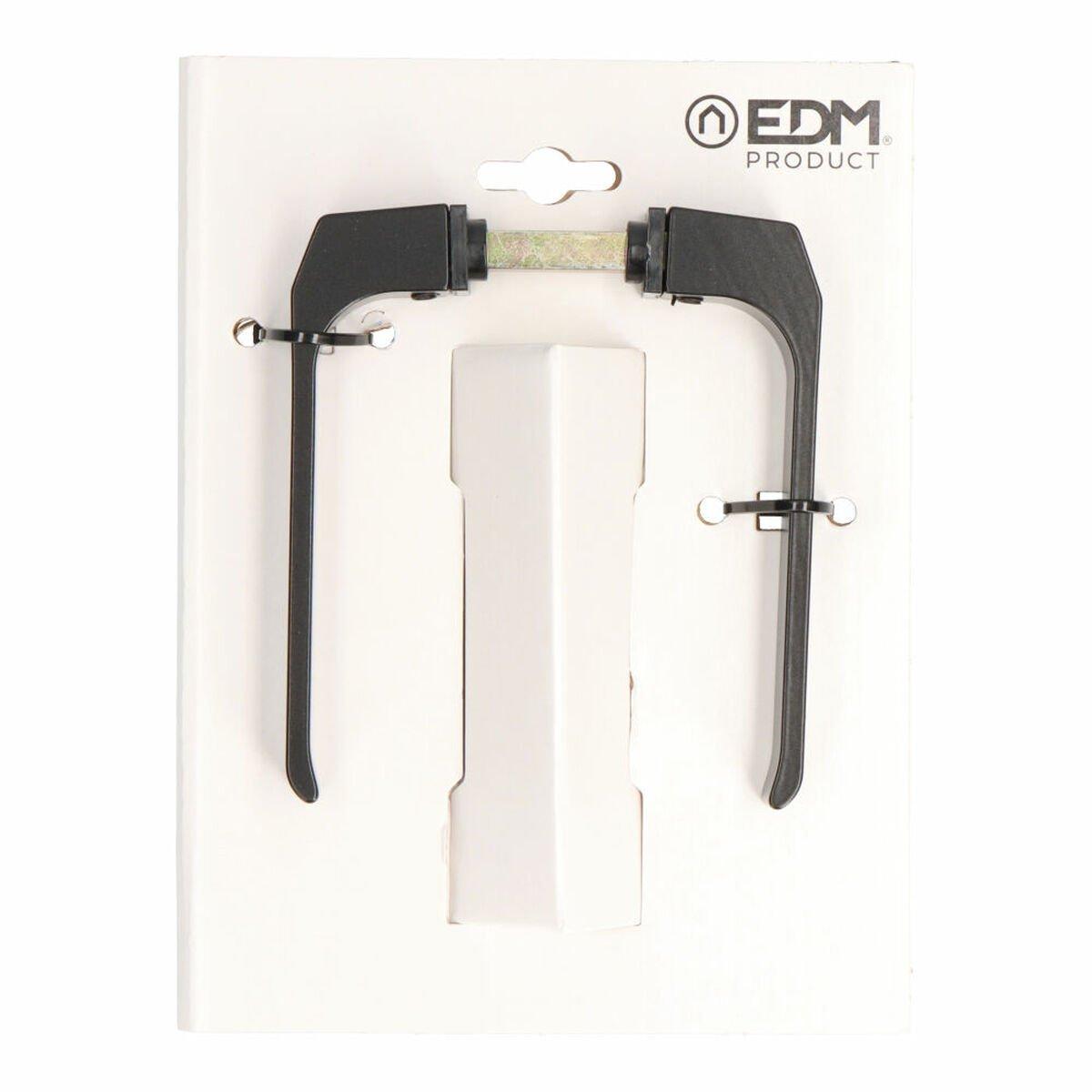 Juego de Manillas EDM 85454 702 Aluminio 12 cm