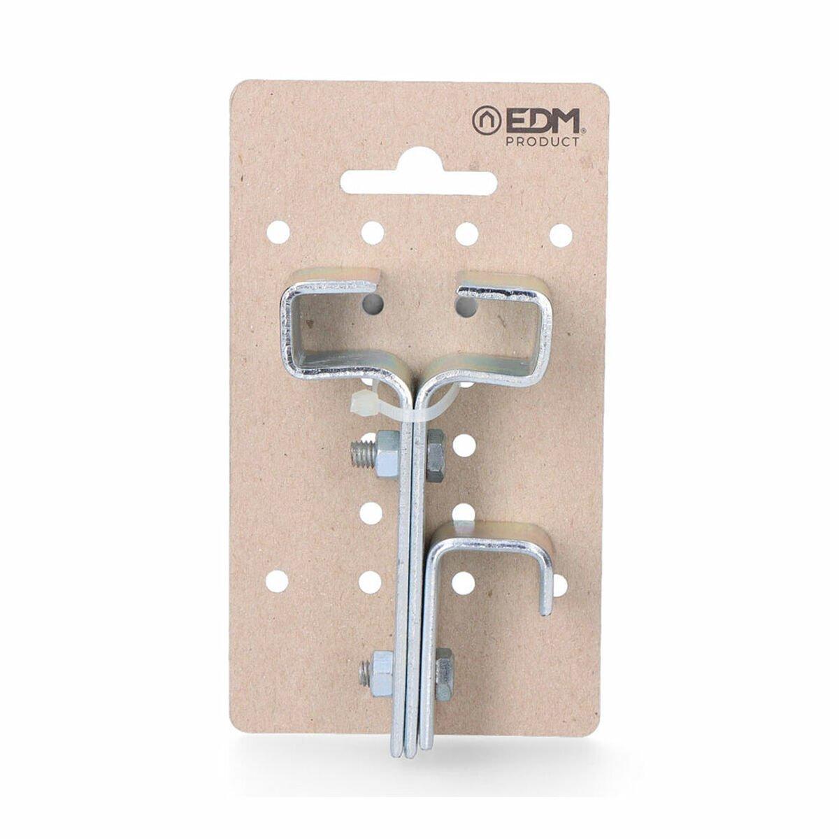 Soporte EDM 85594 IPN 10 Plateado Zinc 11,5 x 5,5 cm Viga
