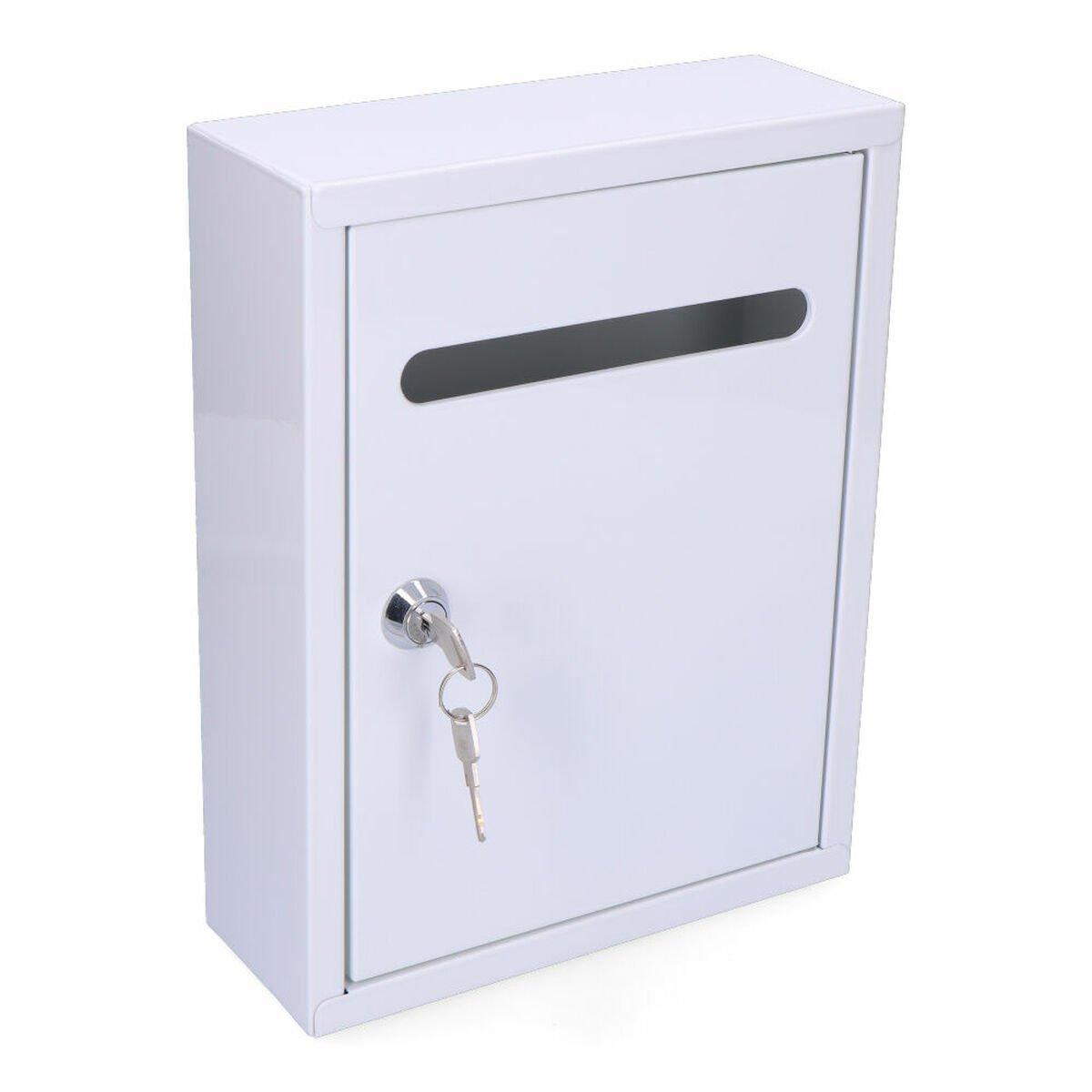 Buzón EDM 85803 Linear Blanco Acero 26 x 20 x 7,5 cm