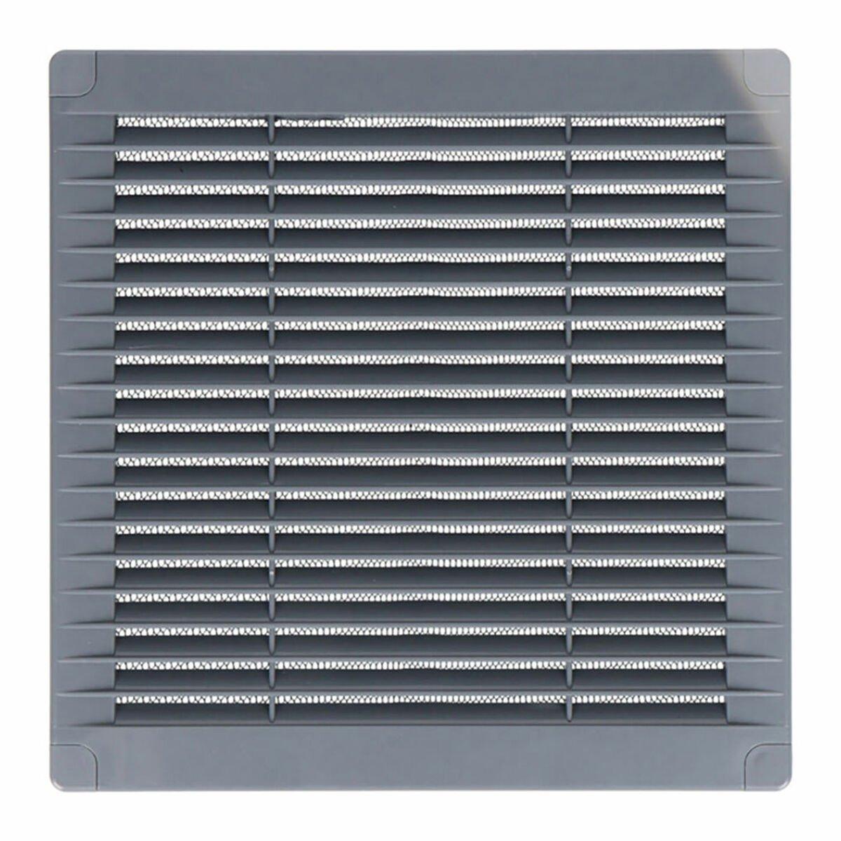 Rejilla de ventilación EDM 87701 Gris 10 x 10 cm