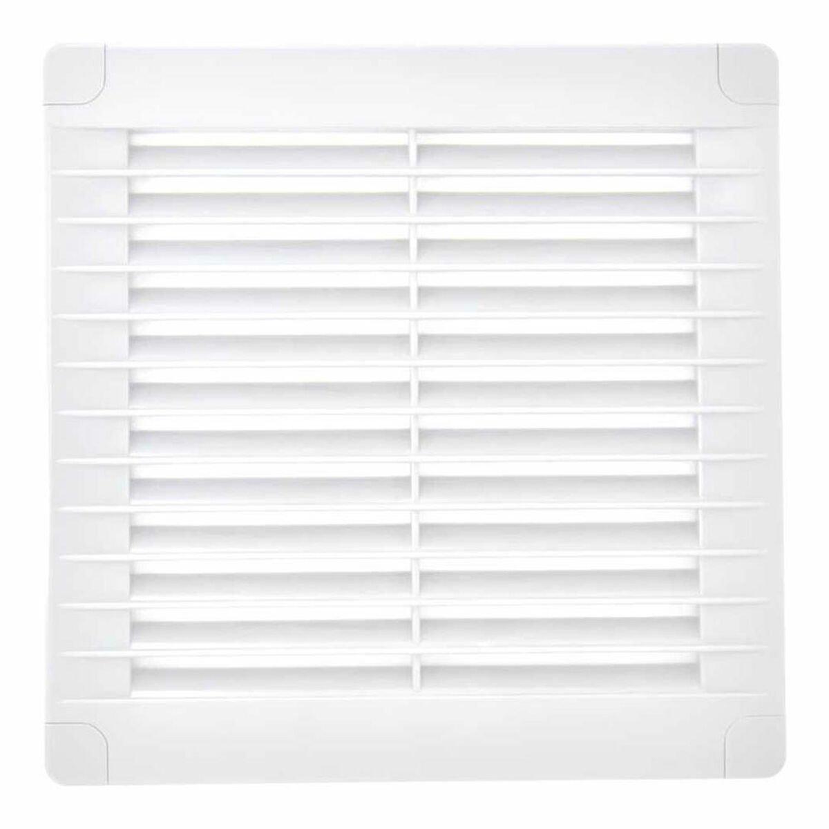 Rejilla de ventilación EDM 87702 Blanco 15 x 15 cm