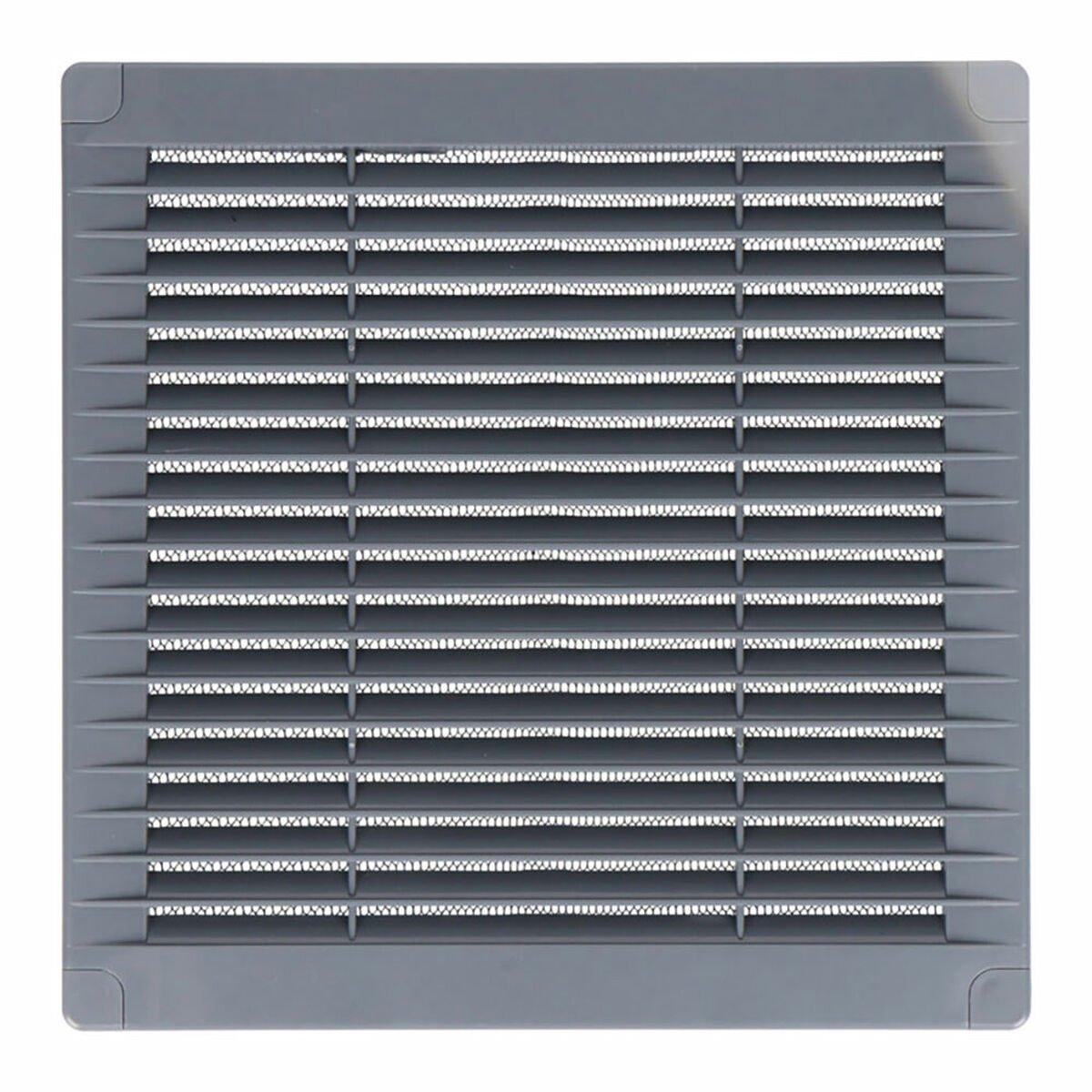 Rejilla de ventilación EDM 87703 Gris 15 x 15 cm