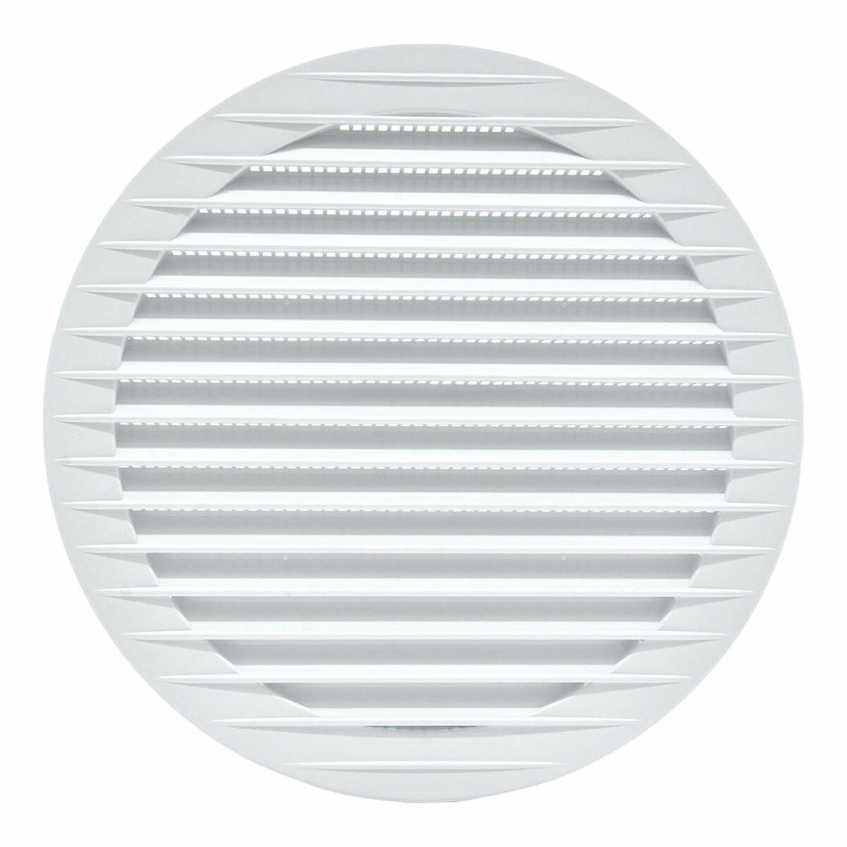 Rejilla de ventilación EDM 87721 Blanco Ø 15 cm