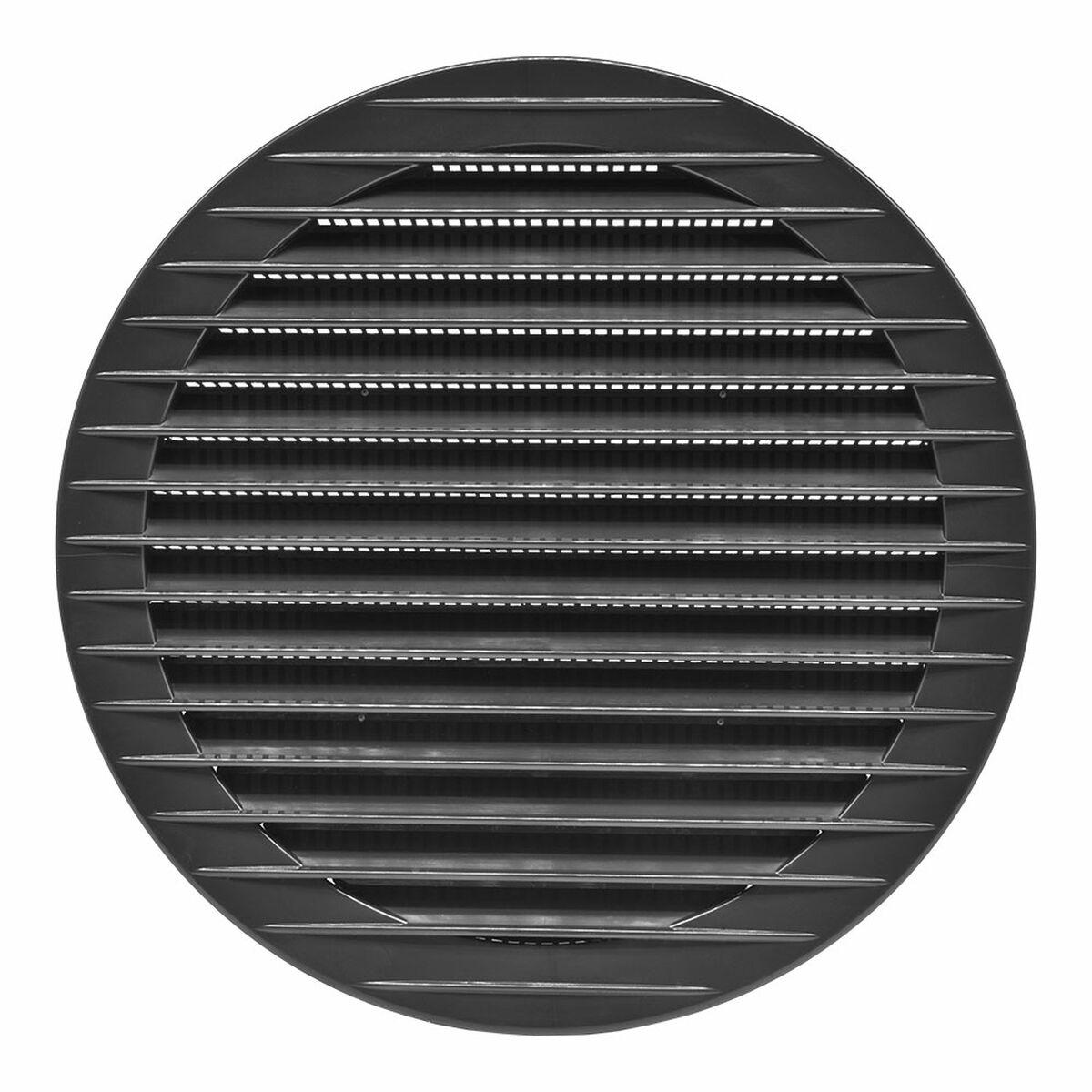 Rejilla de ventilación EDM 87722 Antracita Ø 15 cm