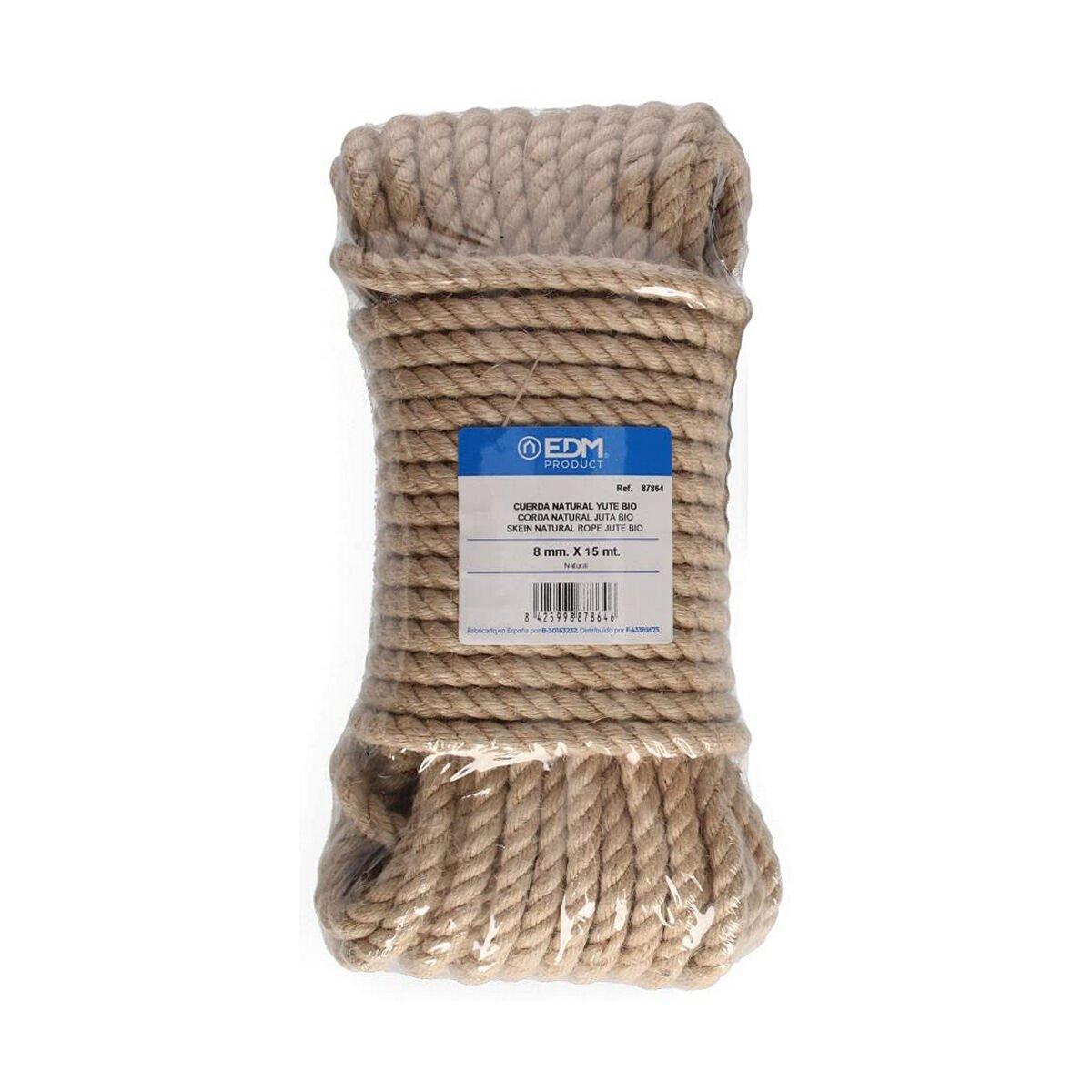 Cuerda EDM 87864 Natural Yute 15 m