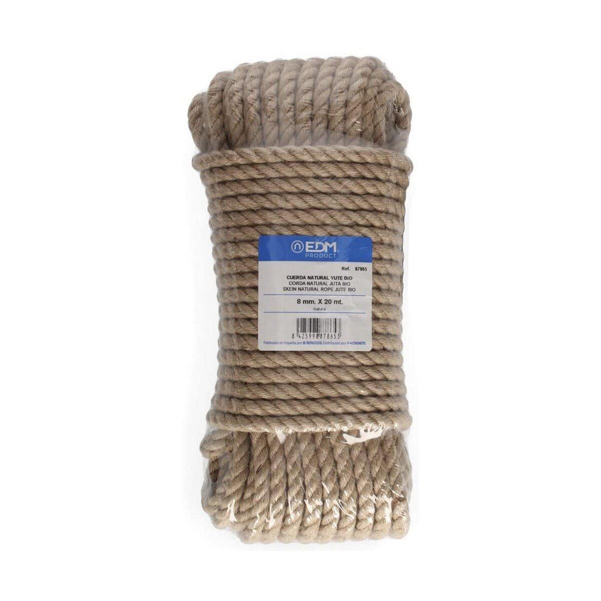 Cuerda EDM 87865 Natural Yute 20 m