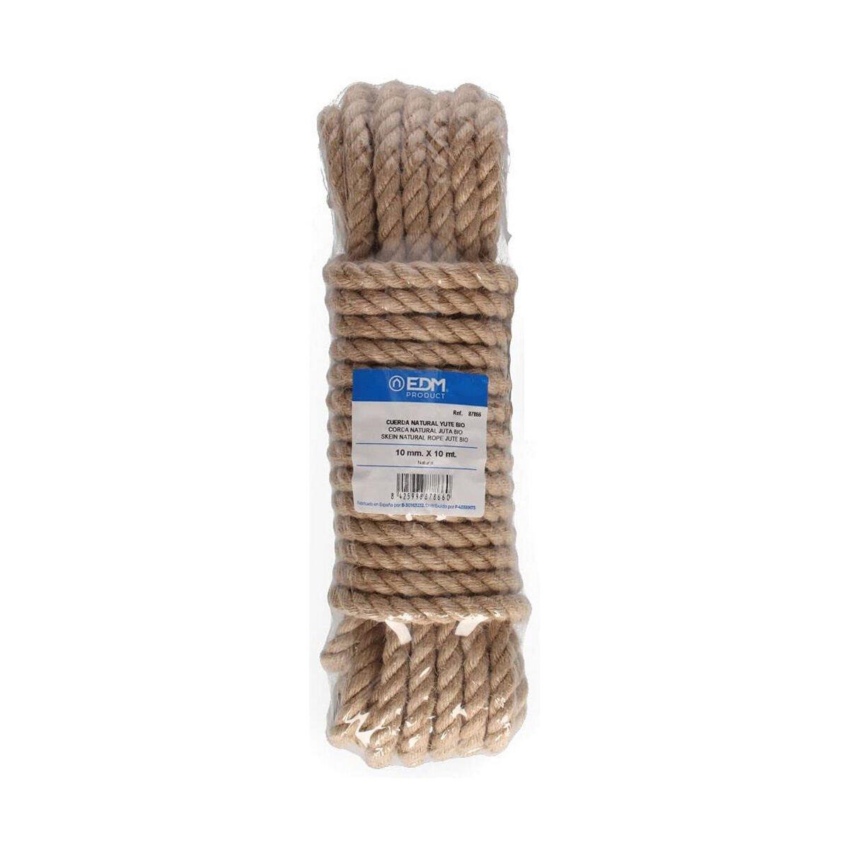 Cuerda EDM 87866 Natural Yute 10 m