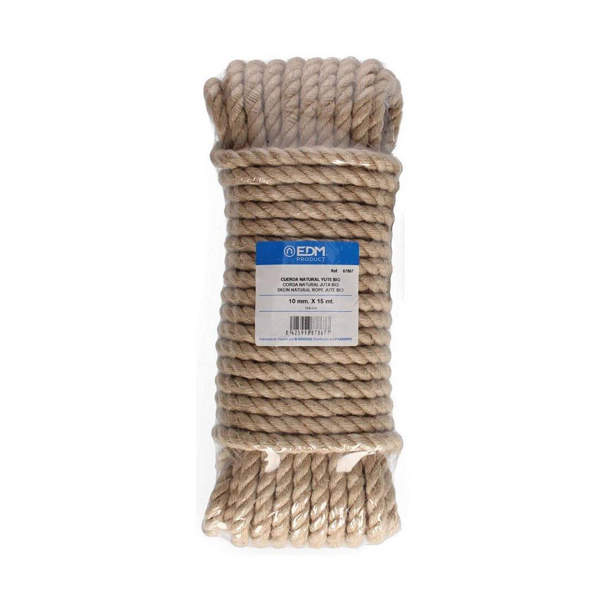 Cuerda EDM 87867 Natural Yute 15 m
