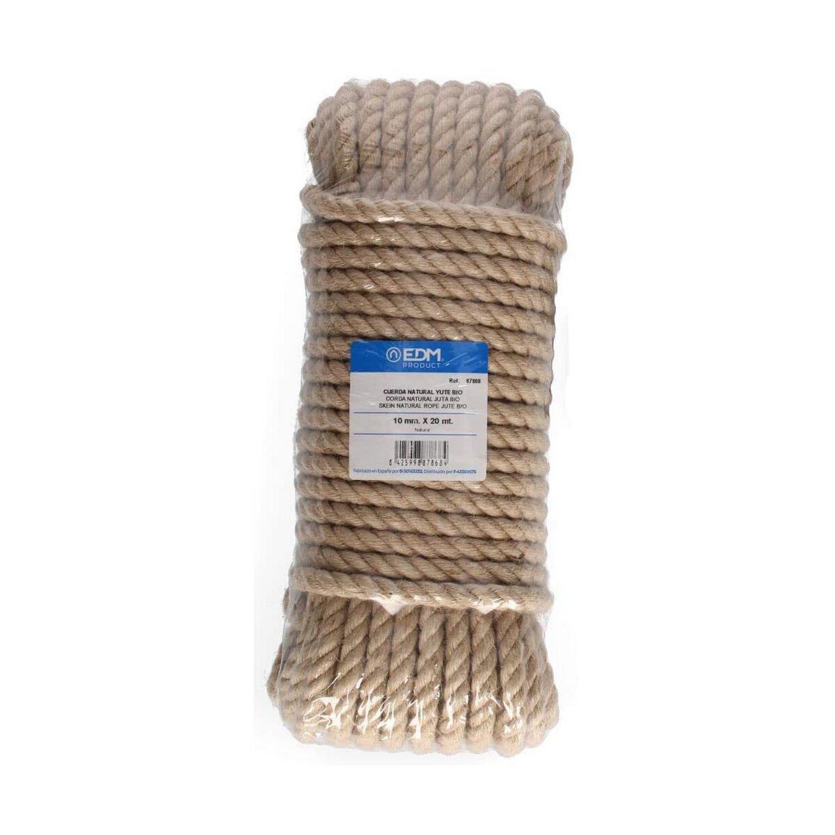 Cuerda EDM 87868 Natural Yute 20 m