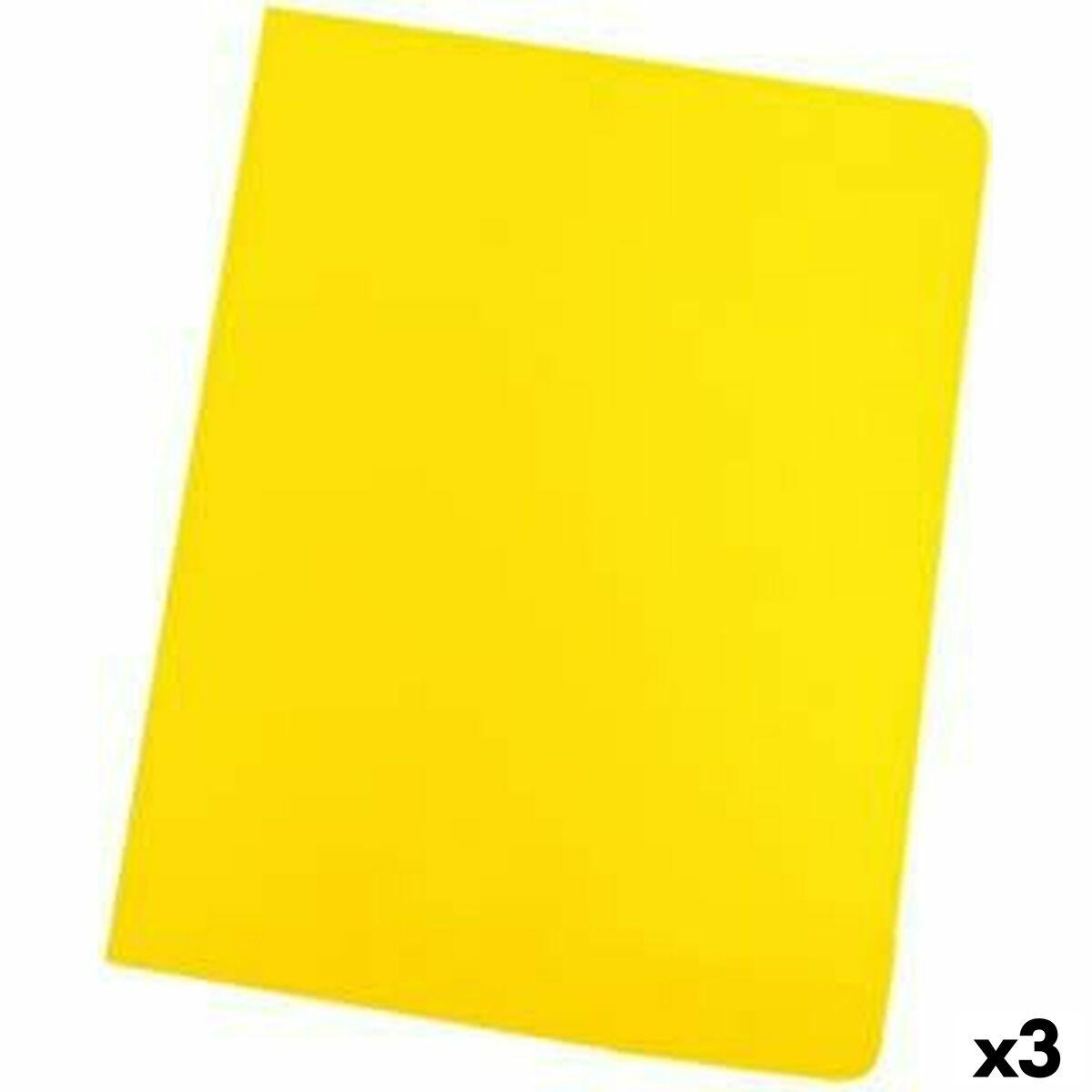 Portadocumentos Elba NA Amarillo Folio 50 Piezas (3 Unidades)