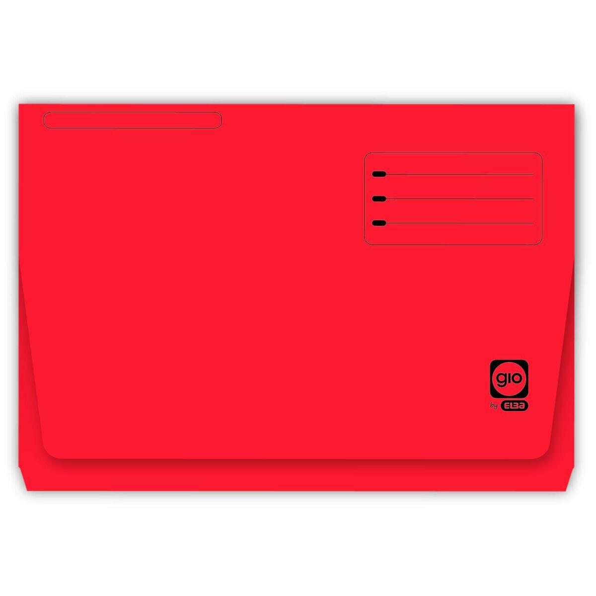 Subcarpeta Elba Rojo Intenso Folio 25 Piezas (25 Unidades)