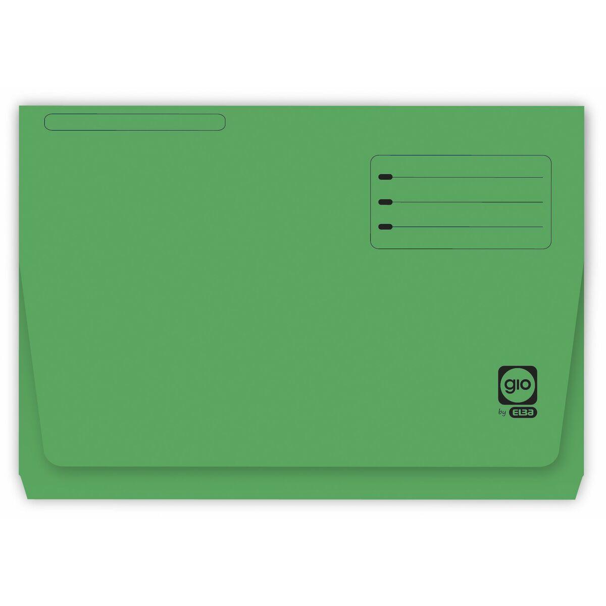 Subcarpeta Elba Verde Folio 25 Piezas