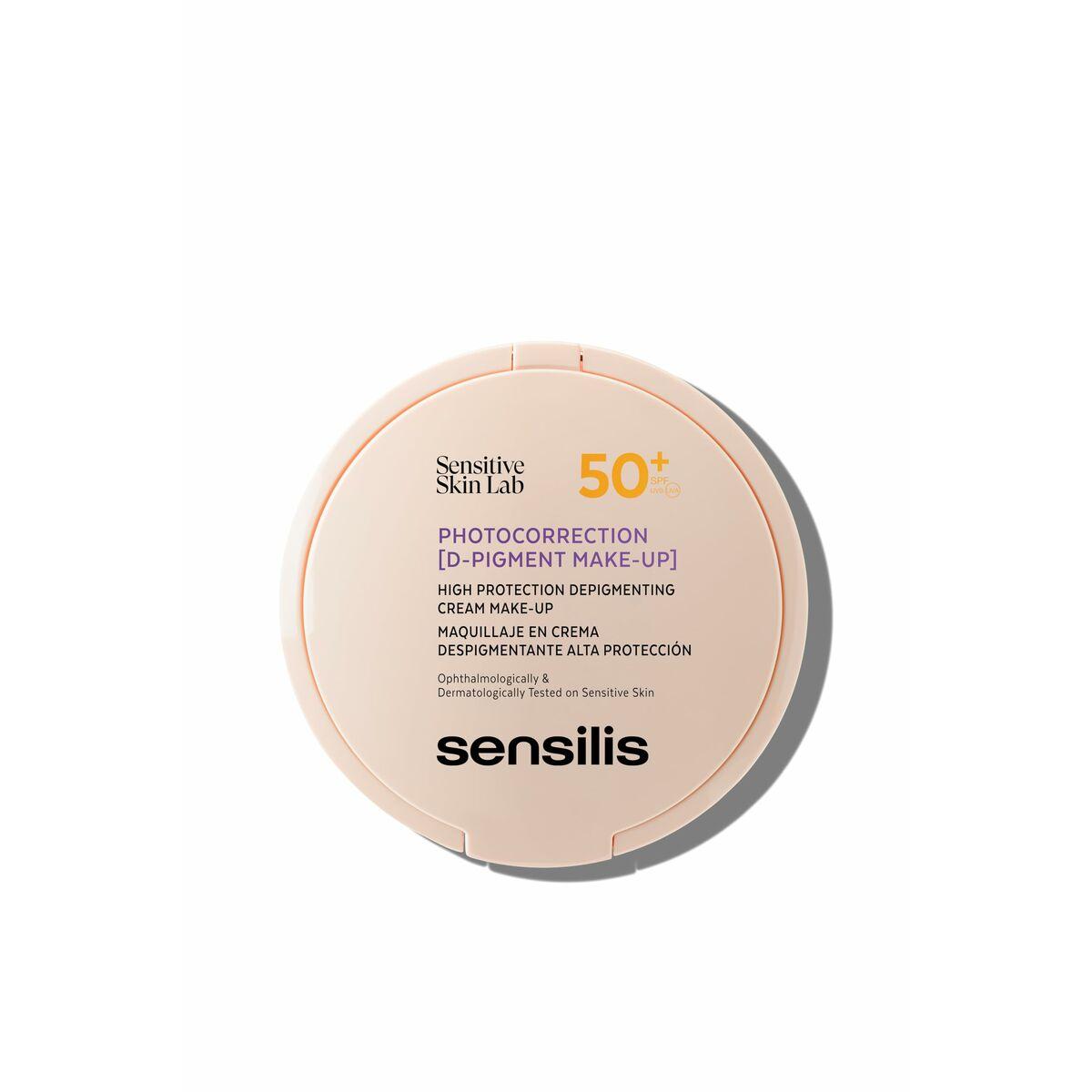 Protector Solar con Color Sensilis Photocorrection [D-Pigment Make-Up] Nº 02 Spf 50 Spf 50+ 10 g
