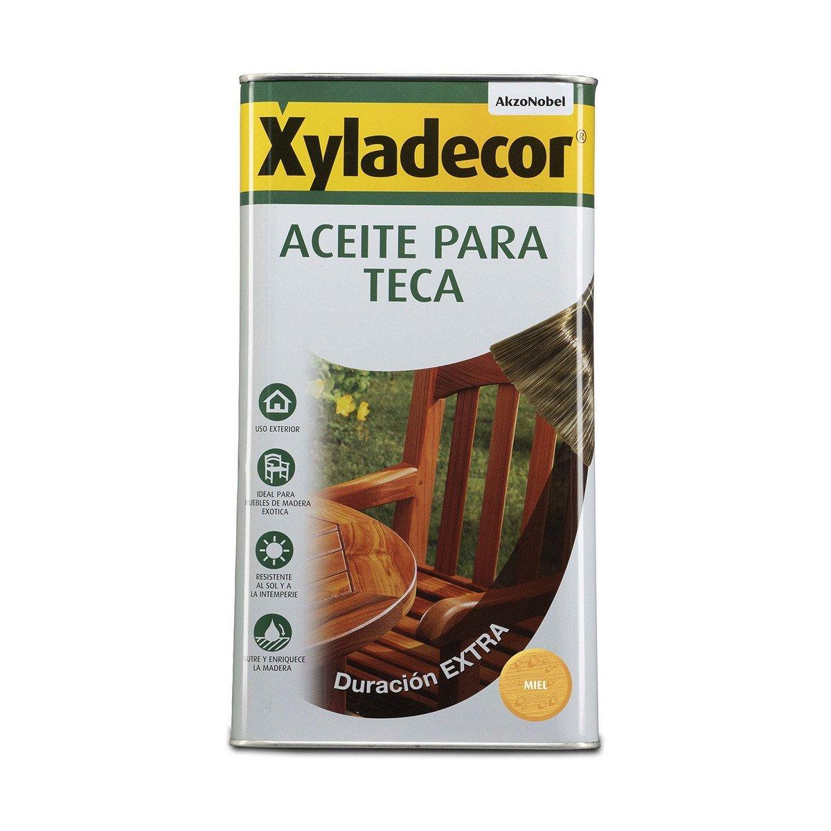 Aceite para teca Bruguer Xyladecor Miel Mate 5 L