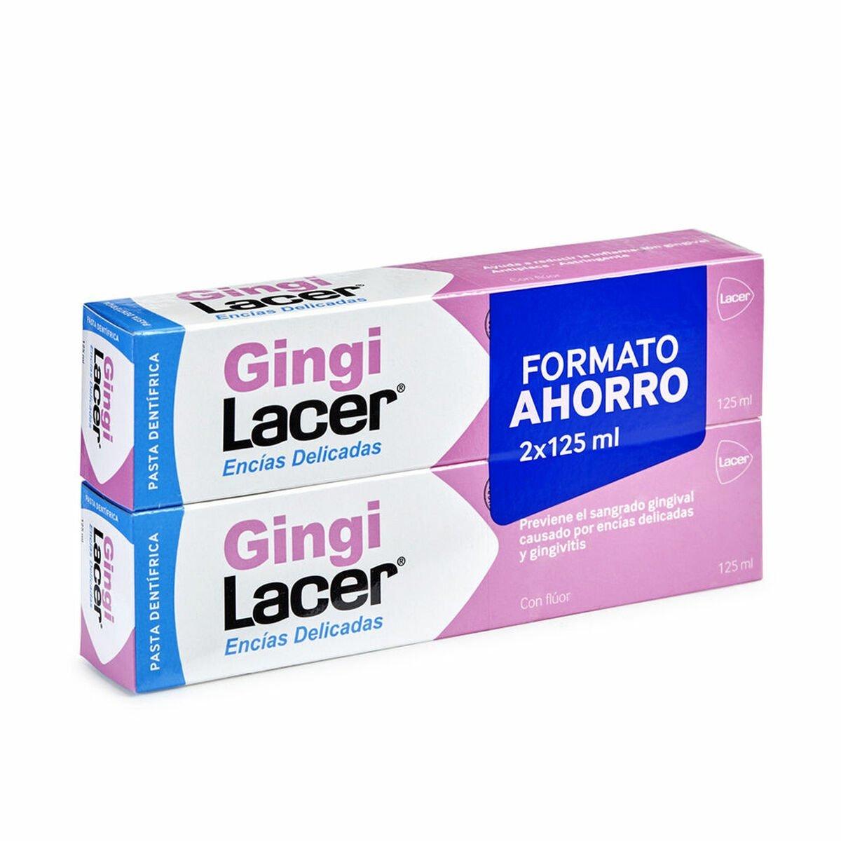 Pasta de Dientes Encias Sensibles Lacer Gingilacer Pasta Dentífrica 125 ml 2 x 125 ml (2 Piezas)