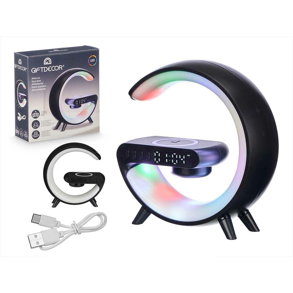 Reloj Digital de Sobremesa Gift Decor Negro