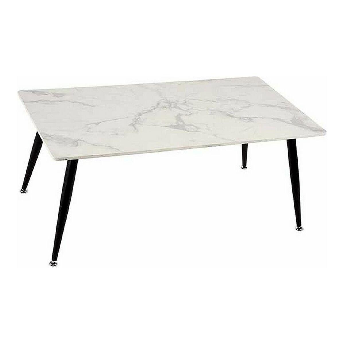 Mesa de Centro Gift Decor Blanco Negro 60 x 110 x 45 cm Mármol