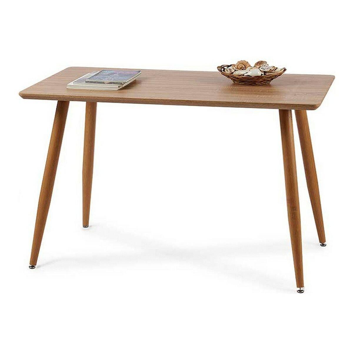 Mesa de Comedor Gift Decor Marrón Metal Madera Melamina 120 x 70 x 75 cm