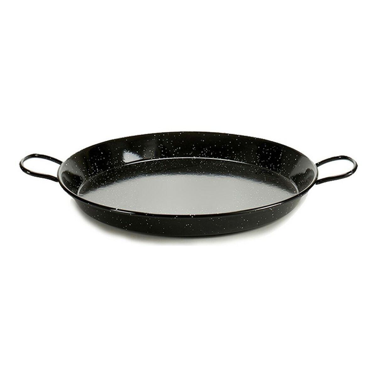 Paellera La Dehesa Negro Acero Esmaltado Ø 80 cm 97 x 8 x 97 cm