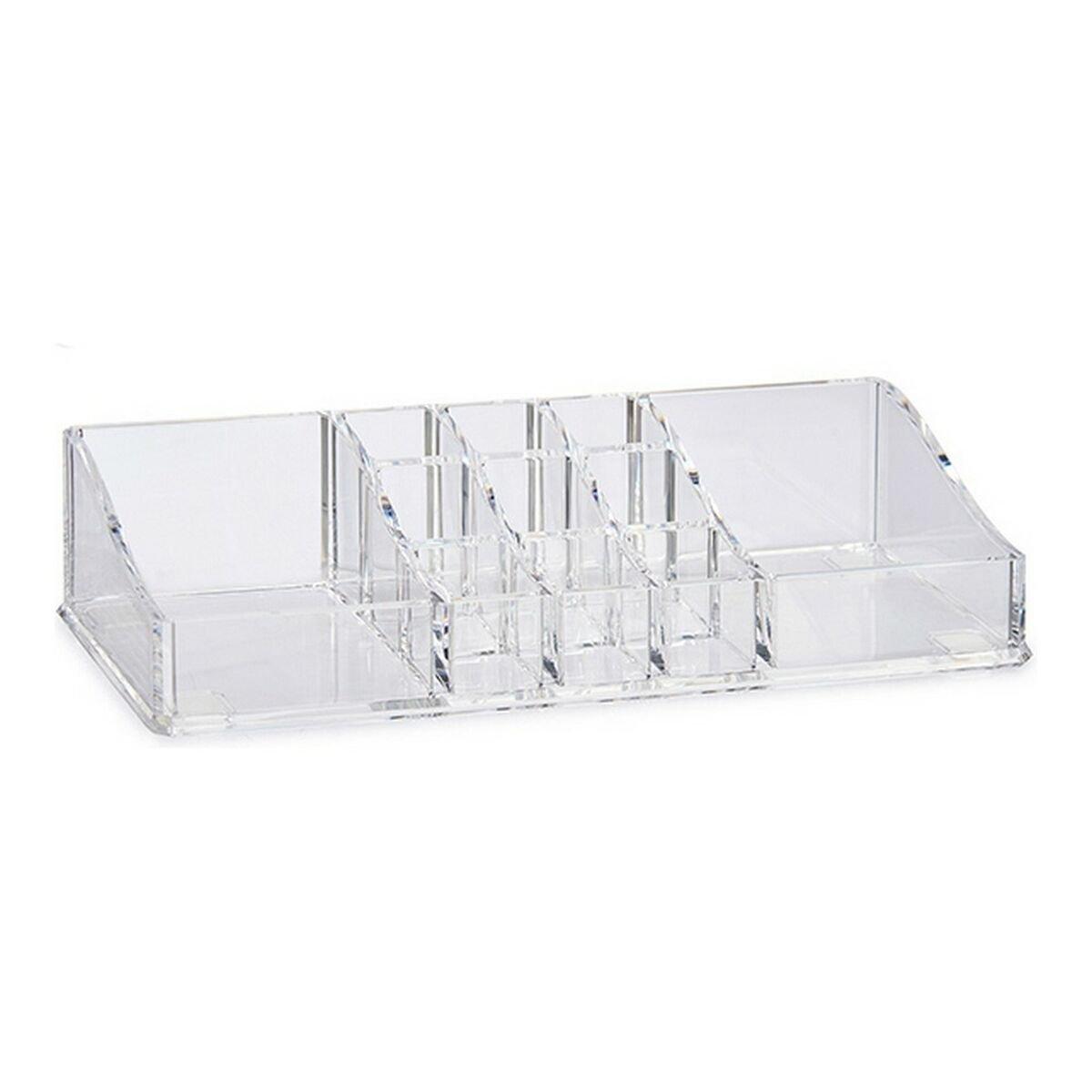 Organizador de Maquillaje Berilo Transparente 9 x 4,5 x 22,7 cm 9 x 9 x 22,7 cm