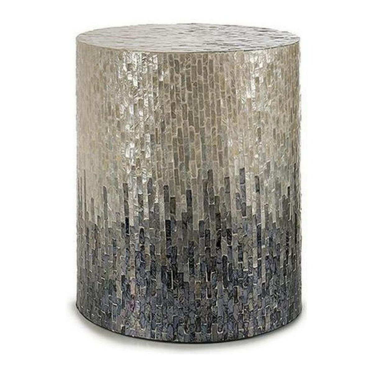 Taburete Gift Decor BIG-S3603675 Gris Nácar Aglomerado 40 x 45,5 x 40 cm