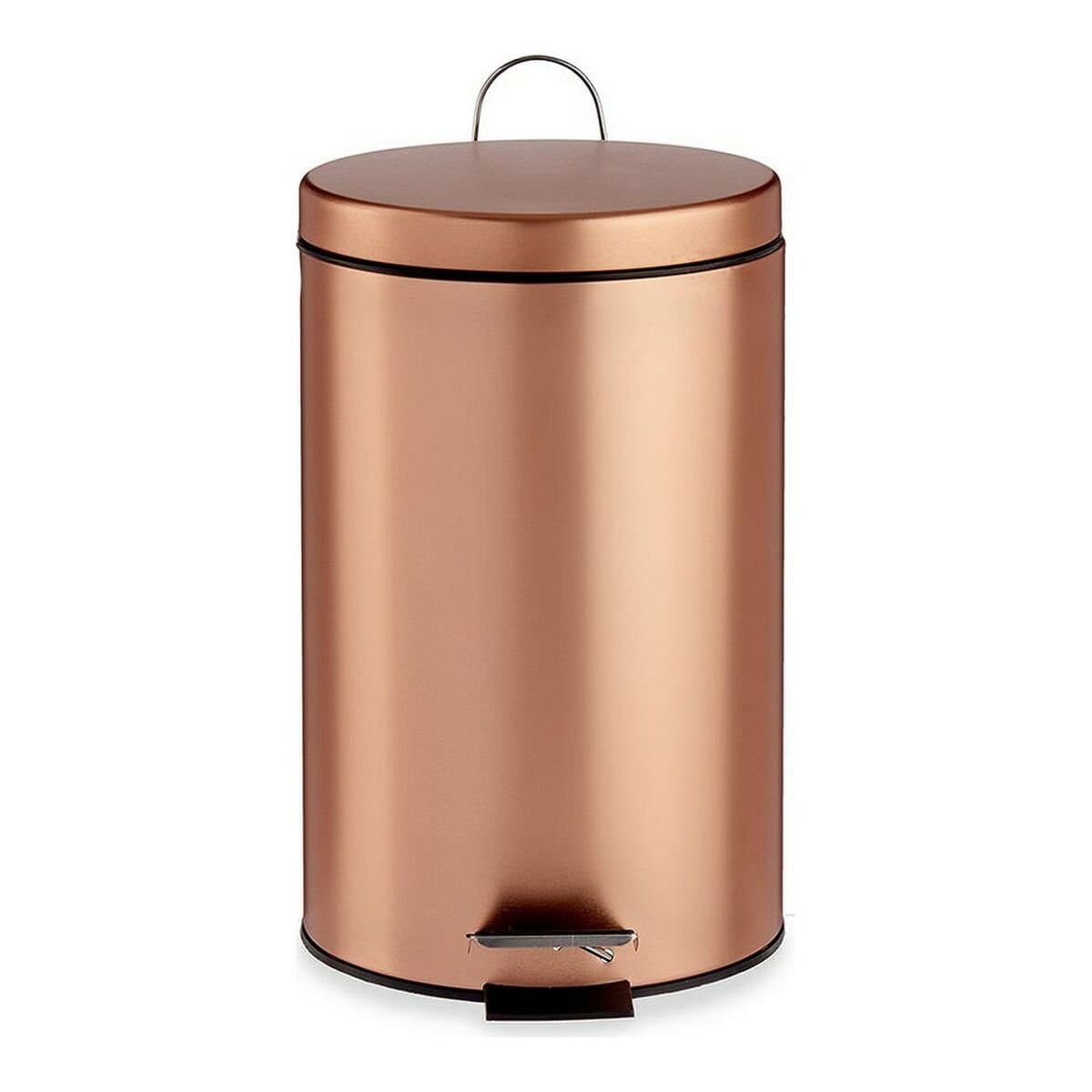 Papelera con Pedal Berilo Cobre 7 L