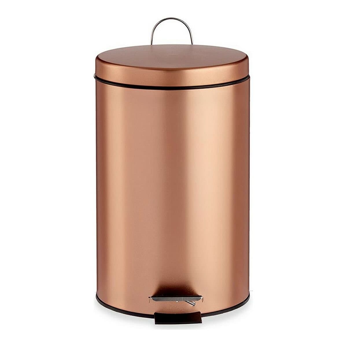 Papelera con Pedal Berilo Cobre 12 L