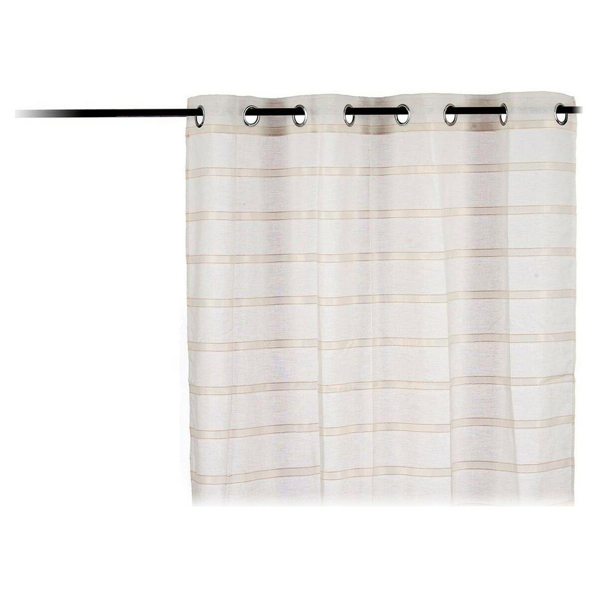 Cortina Gift Decor Beige 140 x 0,1 x 260 cm Visillo Rayas