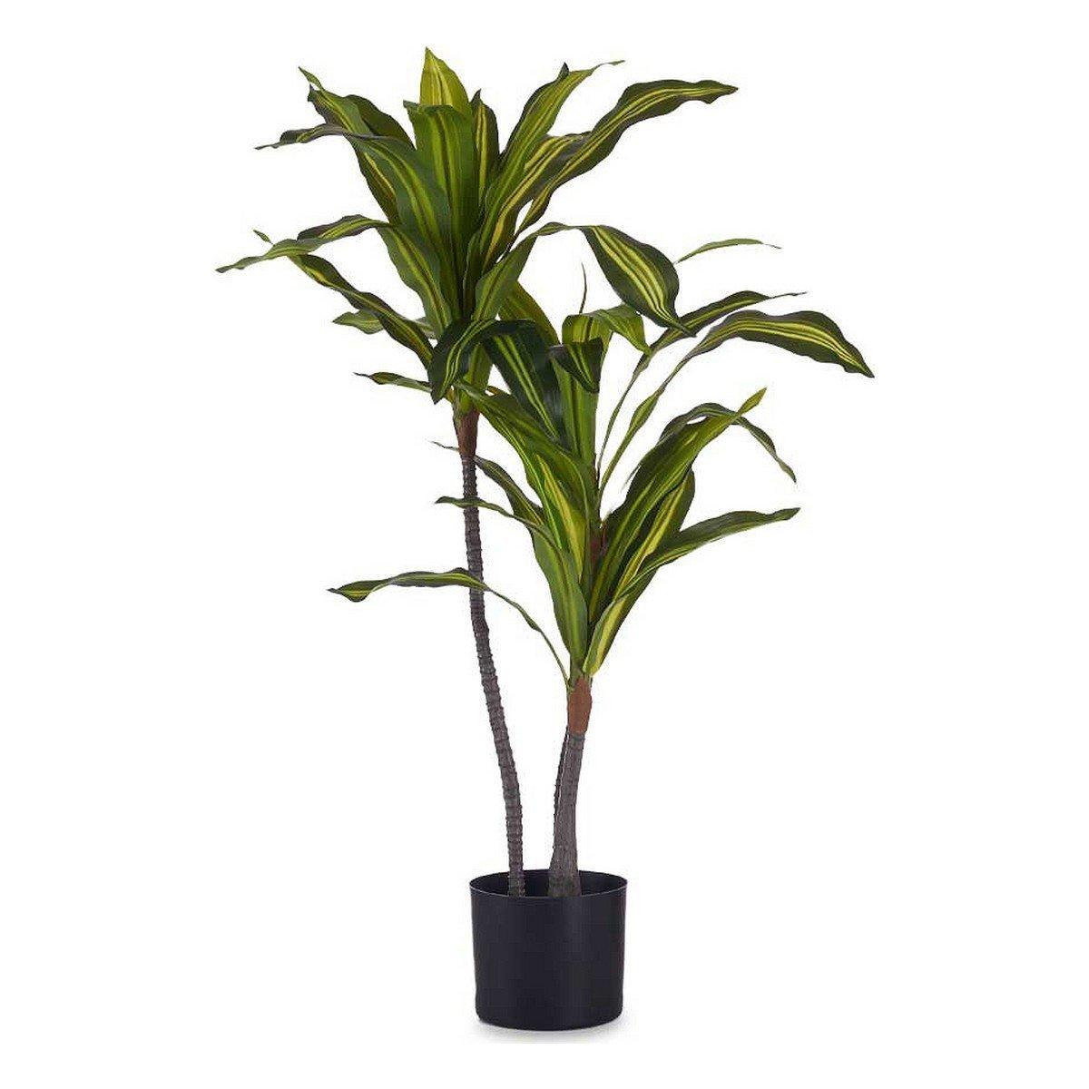Planta Decorativa Ibergarden Plástico Cable de hierro Hoja ancha 60 x 90 x 60 cm