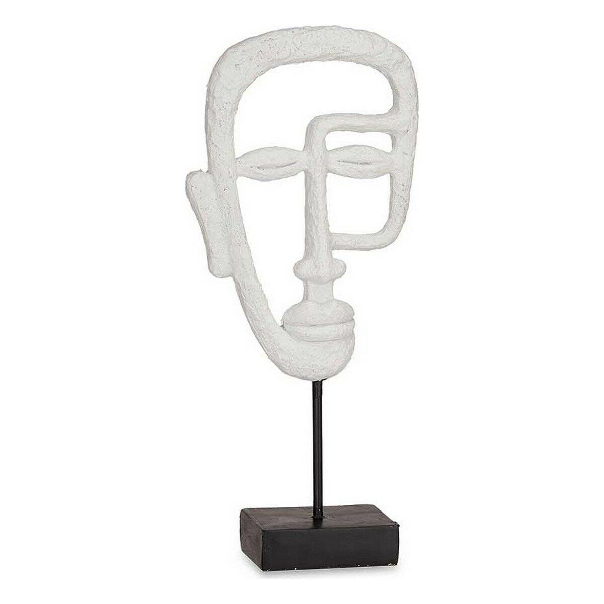 Figura Decorativa Gift Decor Blanco Cara 19,5 x 38 x 10,5 cm