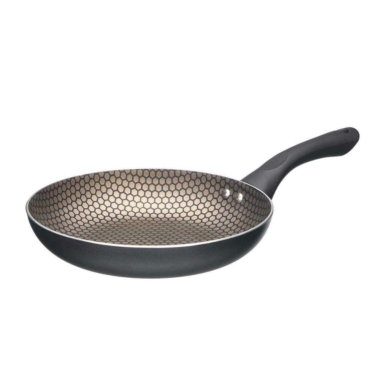 Sartén Antiadherente Kinvara Negro Aluminio Baquelita Inducción 22 cm