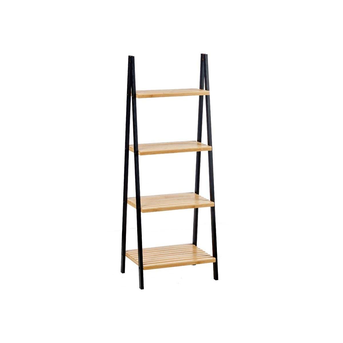 Estantería de Baño Berilo Negro Natural 40 x 109,3 x 30 cm
