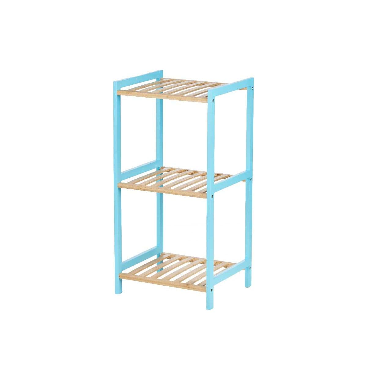 Estantería de Baño Berilo Azul Natural 35 x 30 x 70 cm 35,2 x 70 x 30,2 cm