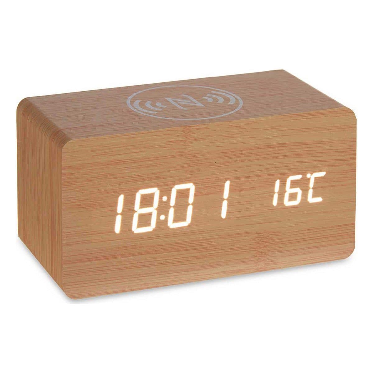 Reloj Digital de Sobremesa Gift Decor Marrón
