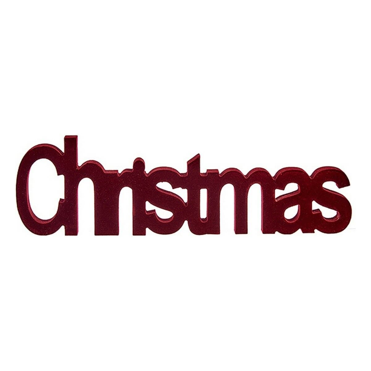 Figura Decorativa Krist+ Christmas Rojo 11 x 2,5 x 36,5 cm
