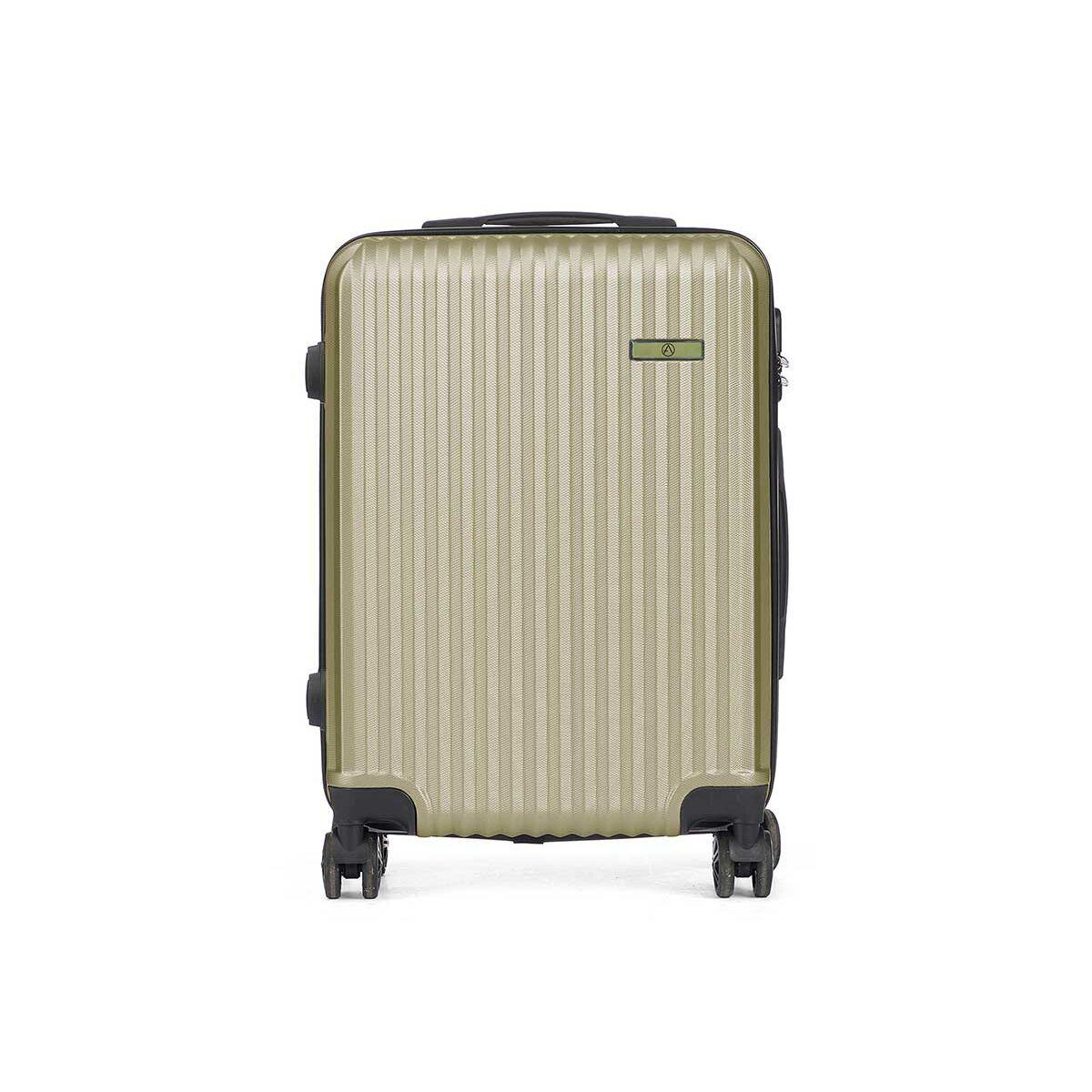 Maleta de Cabina Verde 55 x 35 x 20 cm Rayas
