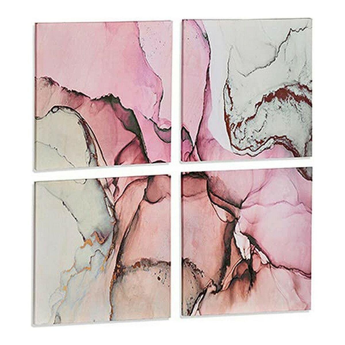 Lienzo Gift Decor Lienzo 35 x 7 x 35 cm Mármol (4 Piezas)