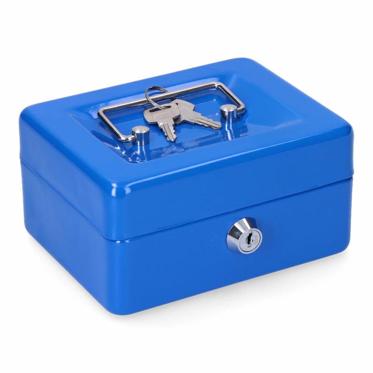 Caja de caudales Micel CFC09 M13391 Azul Acero 15,2 x 11,8 x 8 cm