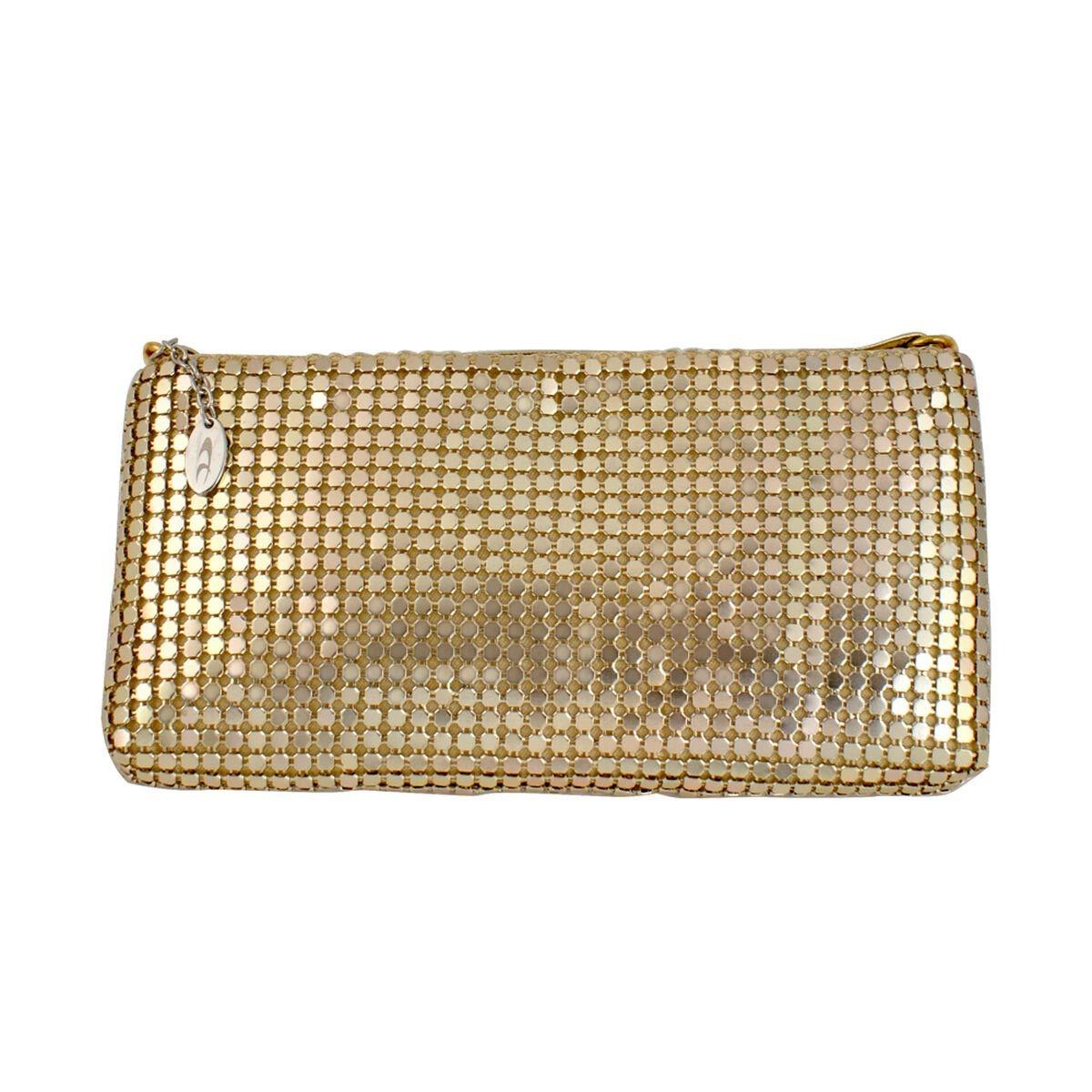 Bolso Chronotech Dorado 20 x 10 x 2 cm