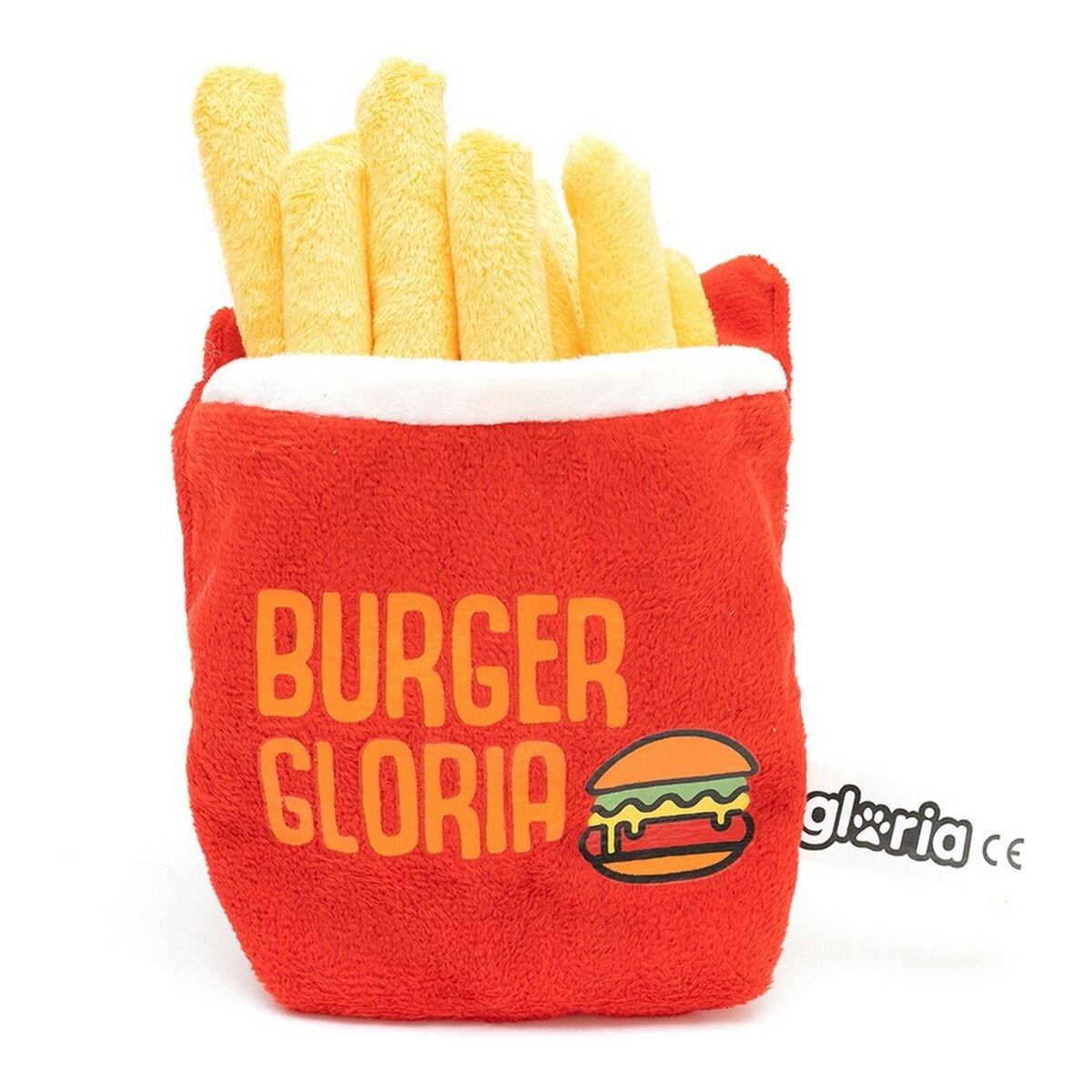 Peluche para perros Gloria Rojo Poliéster Polipropileno Patatas Fritas